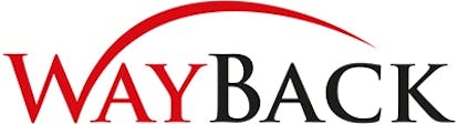 Skjermbilde av logoen til WAYBACK